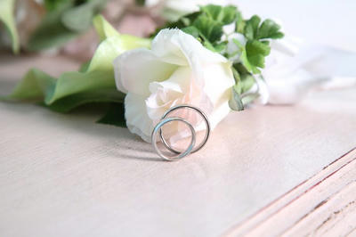 結婚式 花 ブーケ ブライダル 花嫁 緑 グリーン 葉 リング 結婚指輪 背景  壁紙